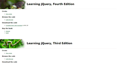 Desktop Screenshot of book.learningjquery.com