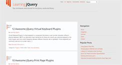 Desktop Screenshot of learningjquery.com